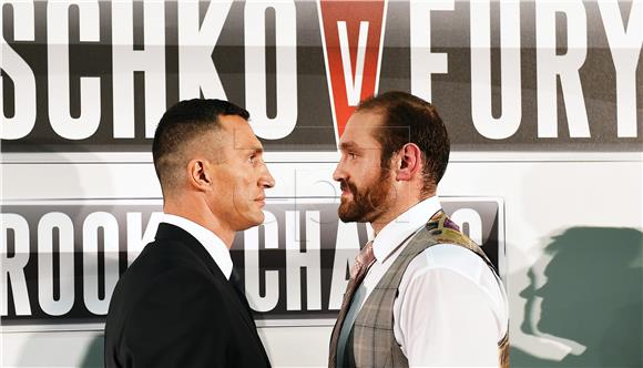 BRITAIN BOXING HEAVYWEIGHT KLITSCHKO VS FURY