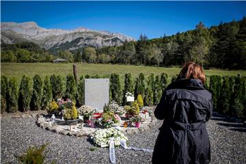 FRANCE DISASTERS GERMANWINGS ANNIVERSARY