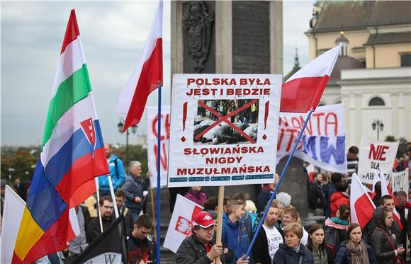 POLAND IMMIGRATION PROTEST