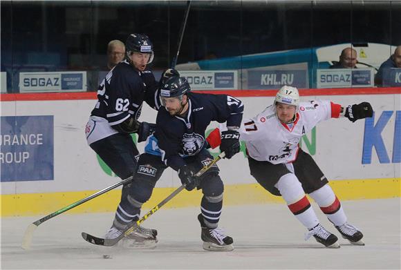  15. kolo hokejaške KHL lige Medveščak - Traktor