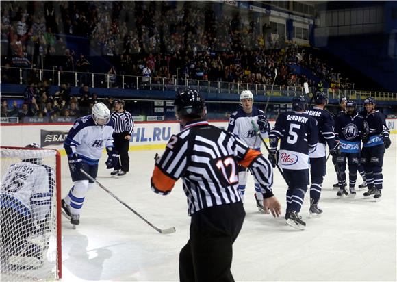 16. kolo KHL lige: Medveščak - Neftehimik