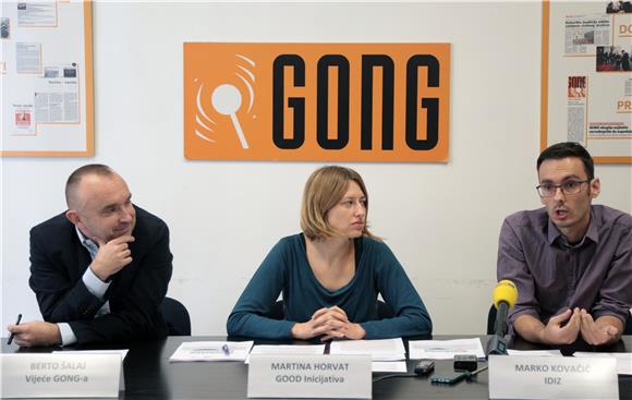 Konferenciji za novinare GONG-a