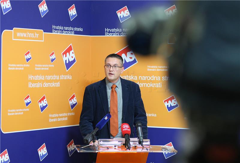 Konferencija za medije saborskog zastupnika HNS-a Gorana Beusa Richembergha