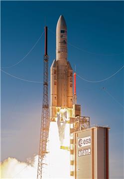 FRENCH GUIANA ARIANE ROCKET LAUNCH