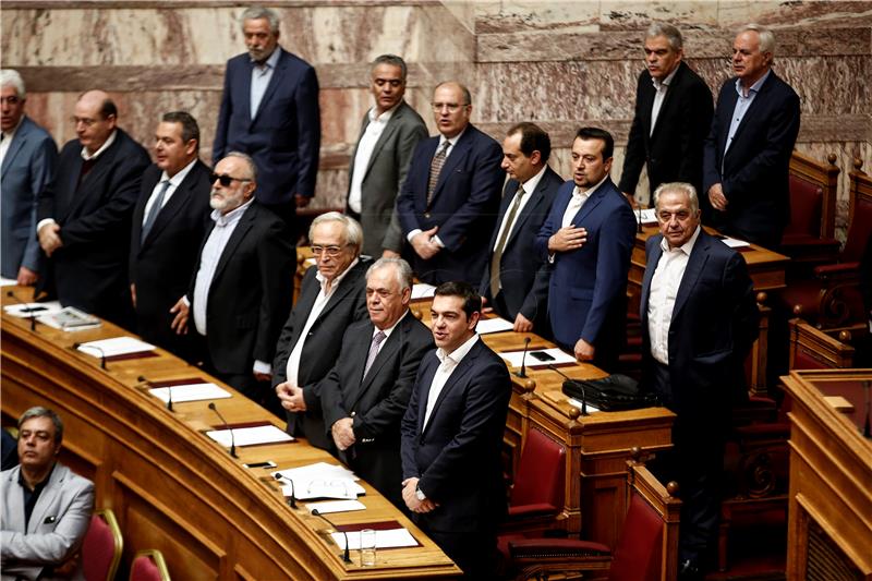 GREECE PARLIAMENT SWEARING IN