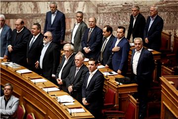 GREECE PARLIAMENT SWEARING IN