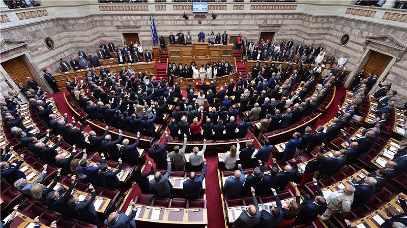 GREECE PARLIAMENT SWEARING IN