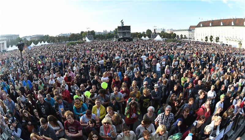 AUSTRIA MIGRATION SOLIDARITY RALLY