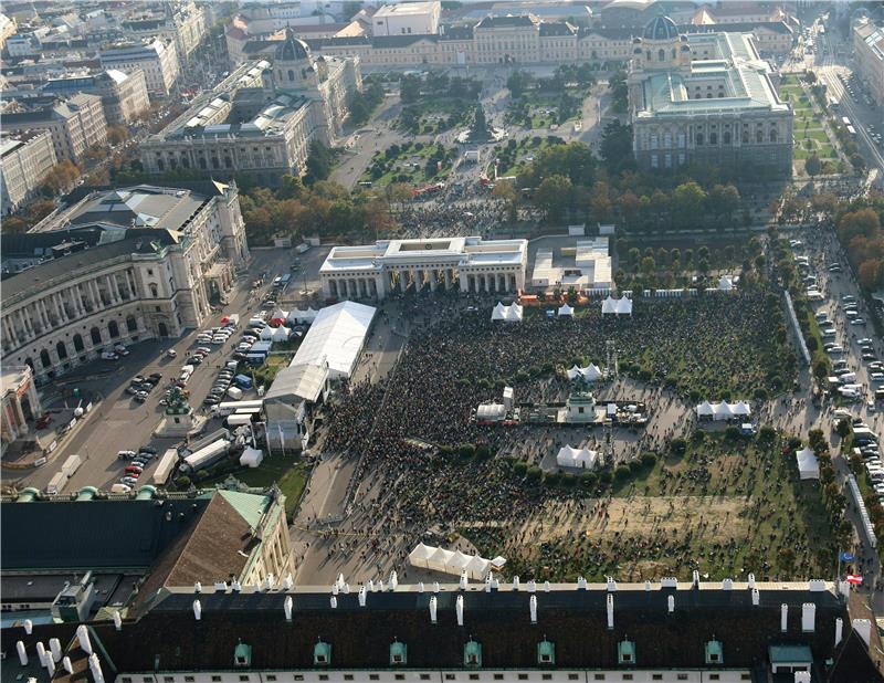 AUSTRIA MIGRATION SOLIDARITY RALLY