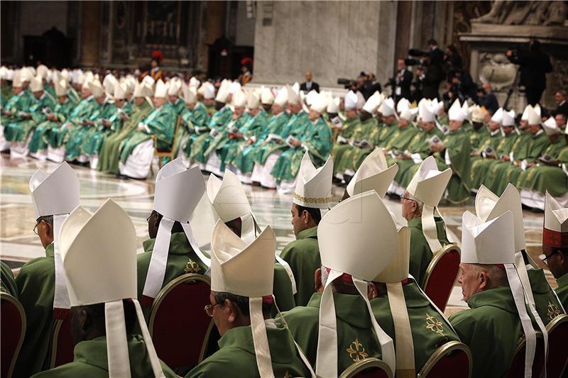 VATICAN POPE FRANCIS SYNOD OF BISHOPS