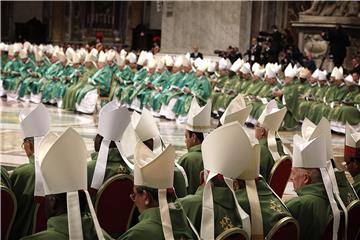 VATICAN POPE FRANCIS SYNOD OF BISHOPS