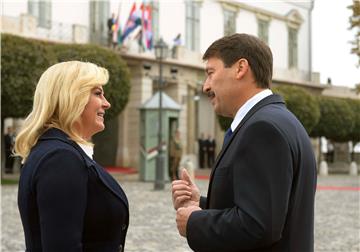 Presidents unanimous about connection between Croatia, Hungary