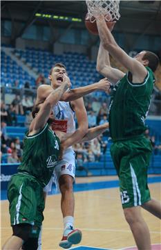 Utakmica 4. kola regionalne košarkaške ABA lige Cibona - Olimpija