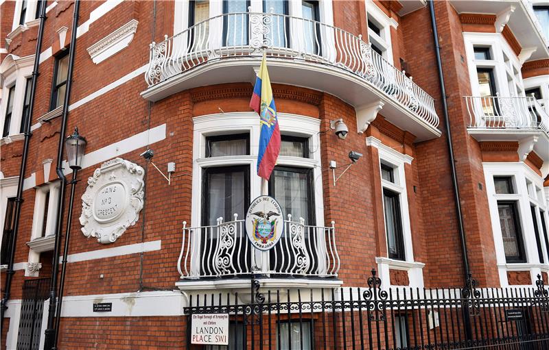 BRITAIN WIKILEAKS ECUADOR EMDASSY