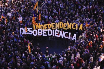 SPAIN CATALONIA PRO-INDEPENDENCE RALLY