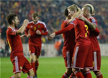 BELGIUM SOCCER UEFA EURO 2016 QUALIFICATION