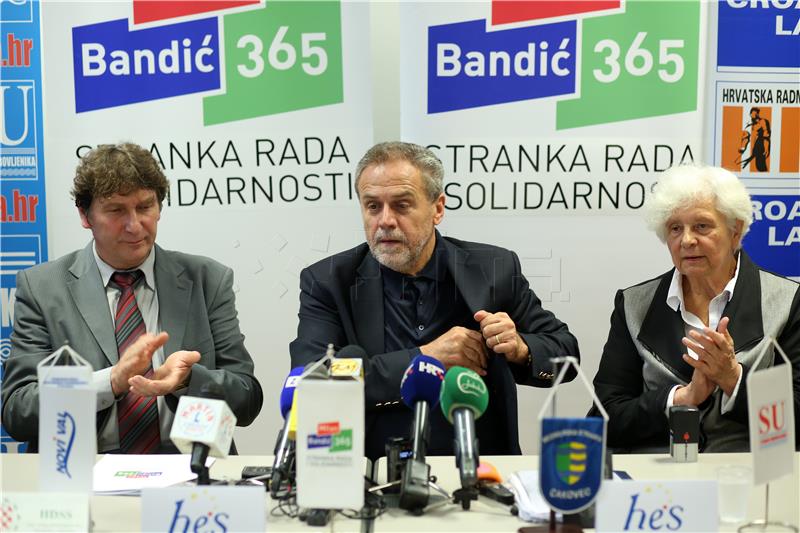 IZBORI 2015. Bandić okupio koaliciju 15 stranaka