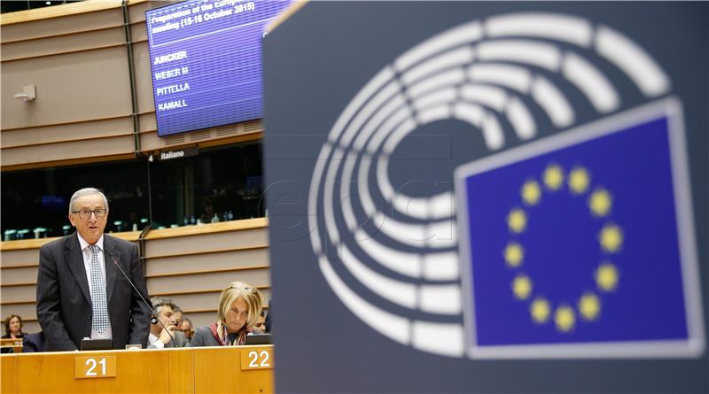 BELGIUM EU PARLIAMENT PLENARY SESSION