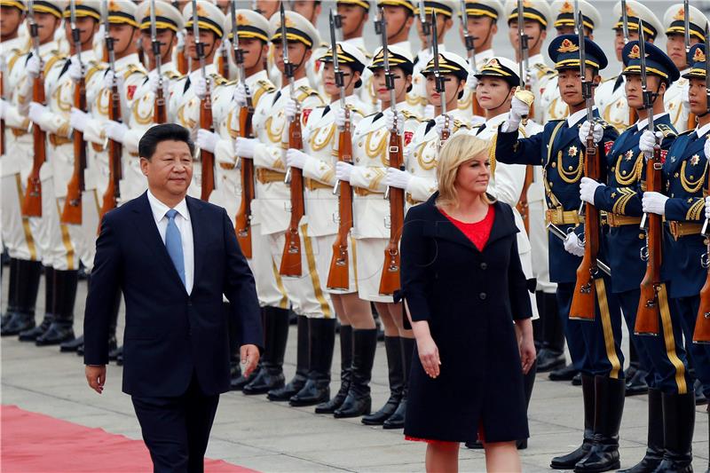 Croatian, Chinese presidents meet in Beijing