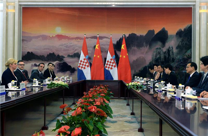 CHINA CROATIA DIPLOMACY