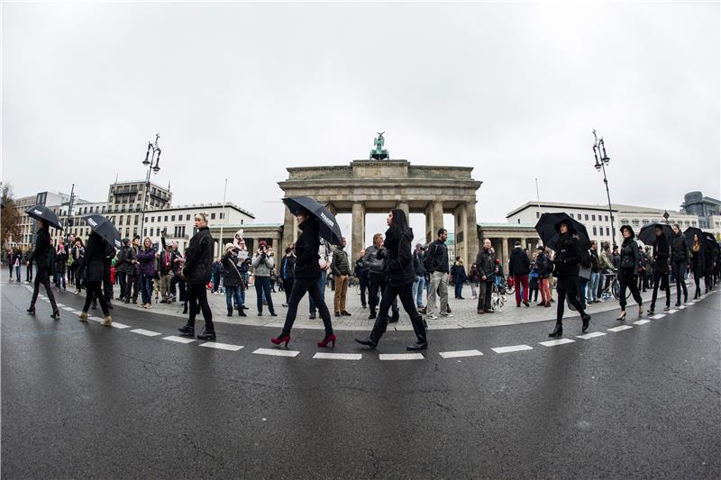 GERMANY PROTEST HUMAN RIGHTS