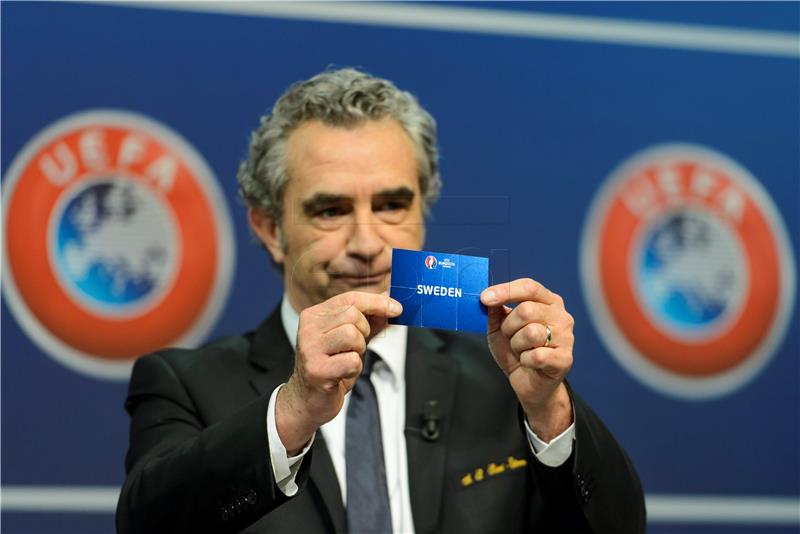 SWITZERLAND SOCCER UEFA EURO 2016 PLAYOFF DRAW