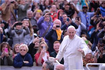 ITALY POPE FRANCIS GENERAL AUDIENCE