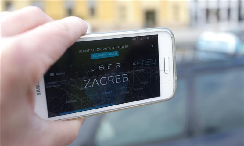 Usluga prijevoza Uber od danas u Zagrebu