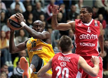 Euroliga: Cedevita - Limoges 22.10.2015.