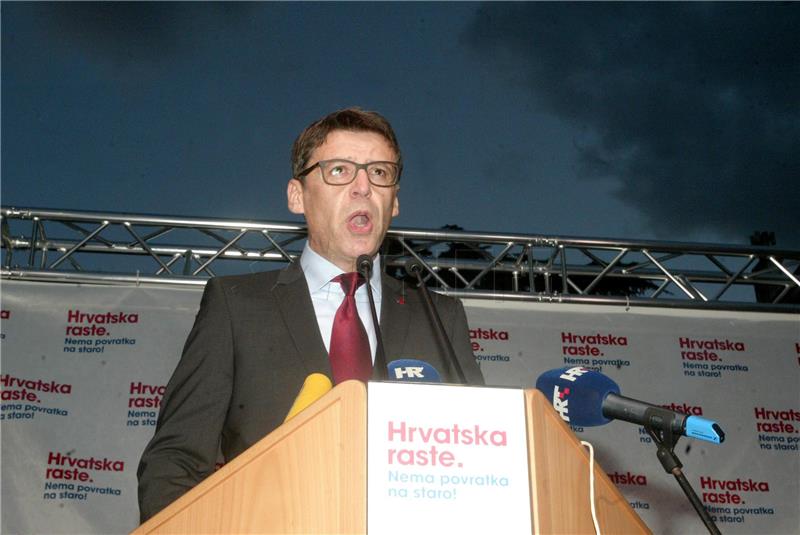 Predizborni skup koalicije Hrvatska raste – nema povratka na staro