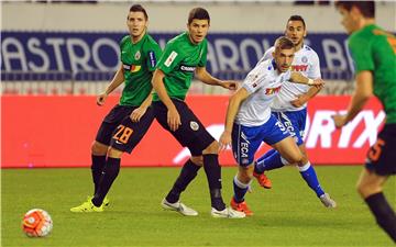 HNL: Hajduk - Lokomotiva 1-0 (poluvrijeme)