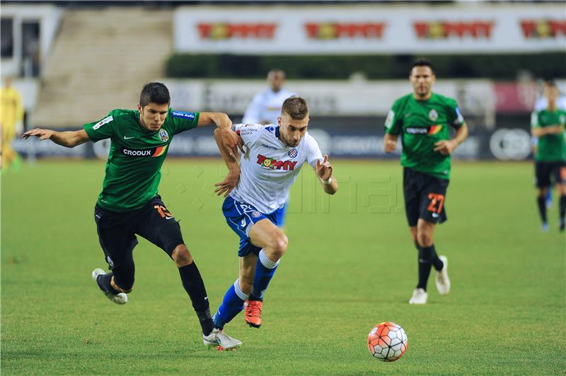 HNL: Hajduk - Lokomotiva 1-0 (poluvrijeme)