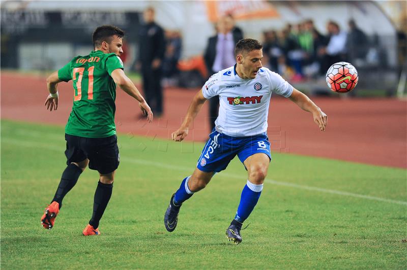 HNL: Hajduk - Lokomotiva 1-0 (poluvrijeme)