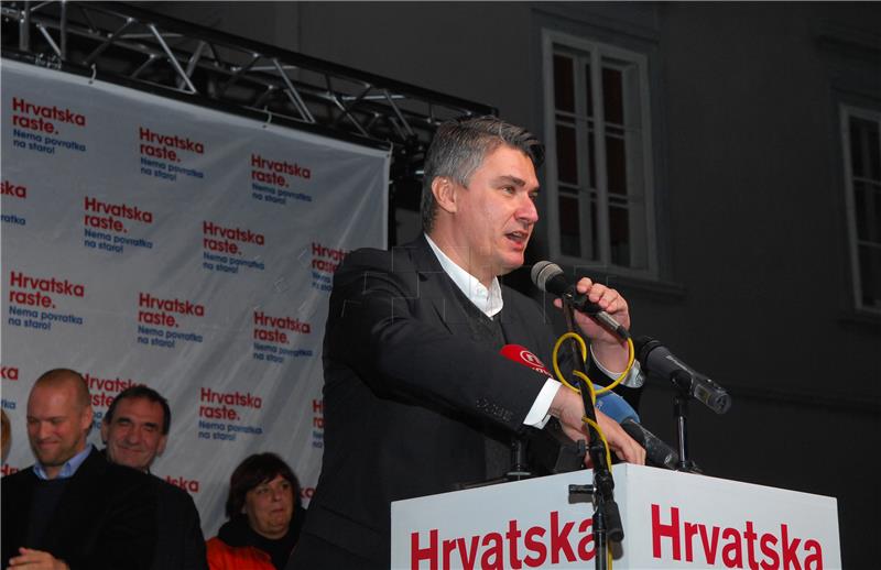 IZBORI 2015. Milanović: još četiri godine vjere da odvedemo Hrvatsku u zapadnu Europu