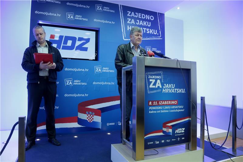 Tiskovna konferencija Odbora za zdravstvo HDZ-a