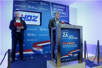 Tiskovna konferencija Odbora za zdravstvo HDZ-a