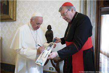 ITALY POPE FRANCIS CRICKET