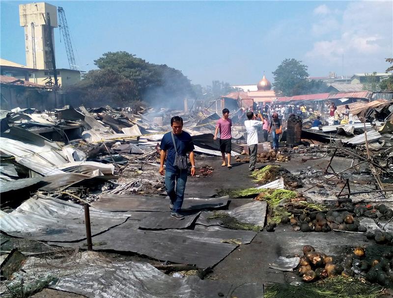 PHILIPPINES MARKET FIRE