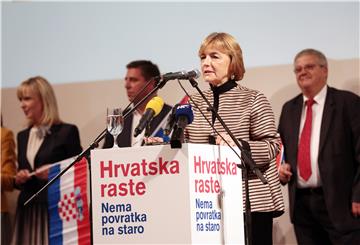 IZBORI 2015. Koalicija 'Hrvatska raste' održala predizborni skup u Šibeniku