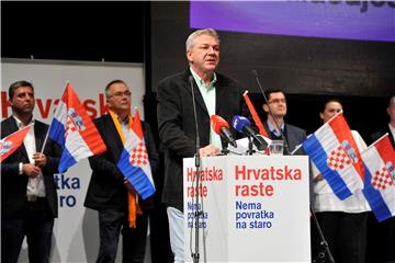 IZBORI 2015. Predizborni skup koalicije 'Hrvatska raste' u Zadru