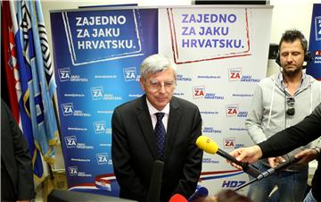 IZBORI 2015. HDZ: Željko Reiner dao izjavu za medije 