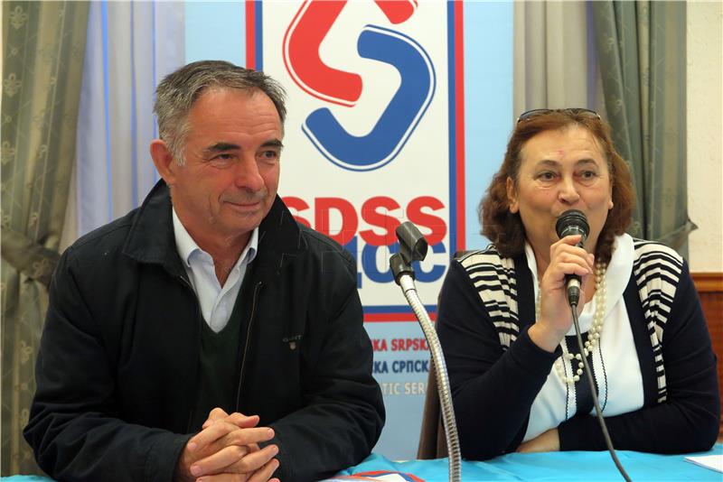 IZBORI 2015. Pula: Predizborni skup SDSS-a 