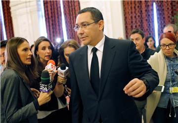 ROMANIA POLITICS PONTA RESIGNATION