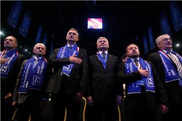 IZBORI 2015.  Završni predizborni skup Domoljubne koalicije u Areni Zagreb