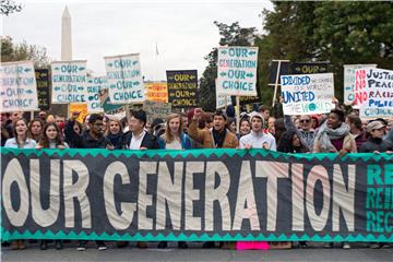 USA RALLY CLIMATE RACE IMMIGRATION