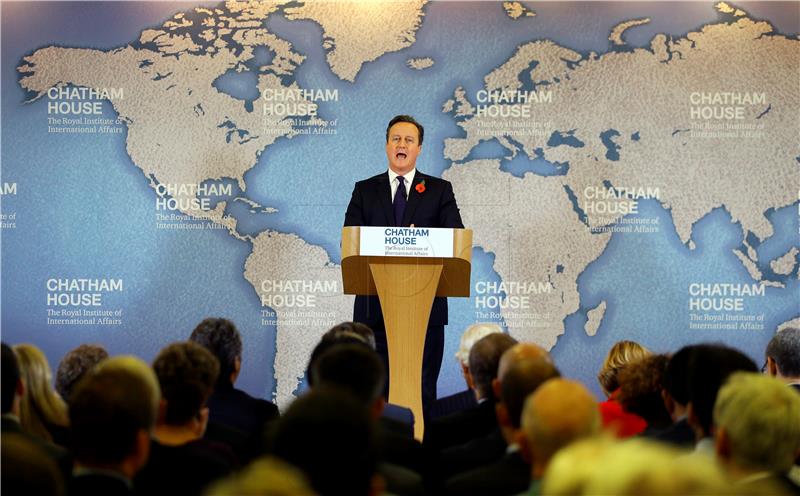 BRITAIN DAVI CAMERON EU SPEECH