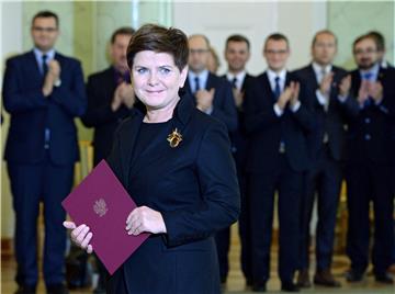 POLAND GOVERNMENT PRIME MINISTER DESIGNATED