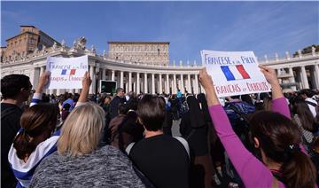 VATICAN FRANCE PARIS ATTACKS AFTERMATH