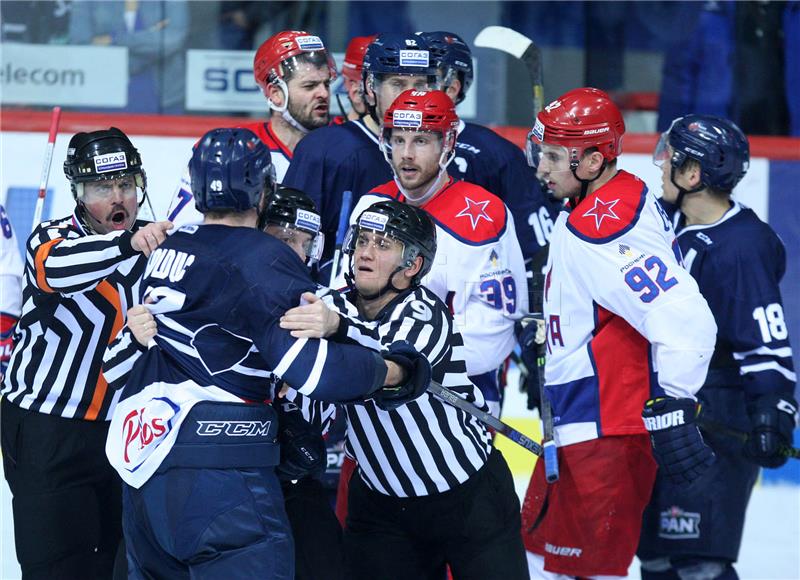 KHL: Medveščak - CSKA