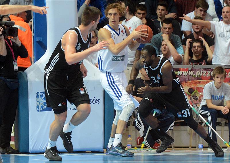 ABA liga: Zadar - Partizan 16.11.2015.